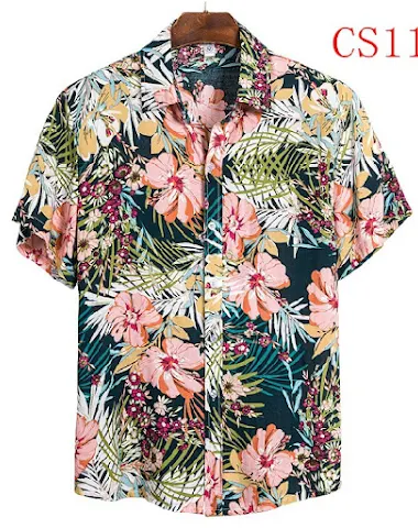 Men's casual printed shirt - 0