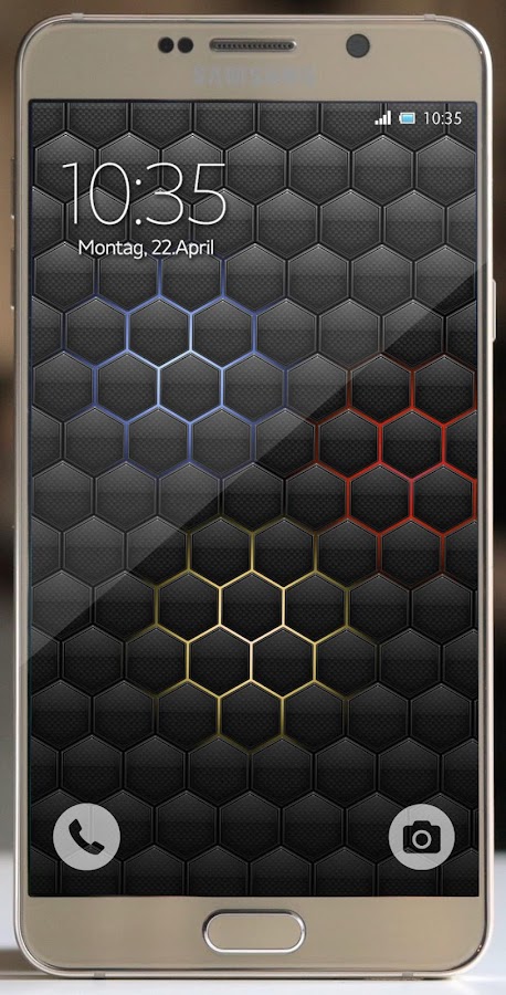Cells Carbon Live Wallpaper Screen 3