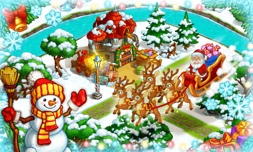 Farm Snow: Happy Christmas Story With Toys & Santa screenshots 24