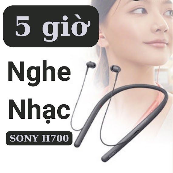 Tai Nghe Bluetooth Sony H.ear In 2 Wi - H700 Sport Màu Đen Freeship Âm Thanh Chuẩn Hifi Bass Treble Rõ Ràng Yasopshop