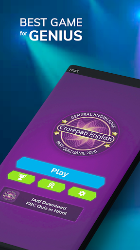 Ultimate KBC 2020 - Crorepati Quiz Hindi  English