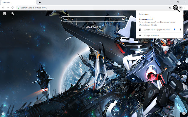 Gundam HD Wallpapers New Tab