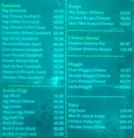 Cafe Durga Viman Nagar menu 1