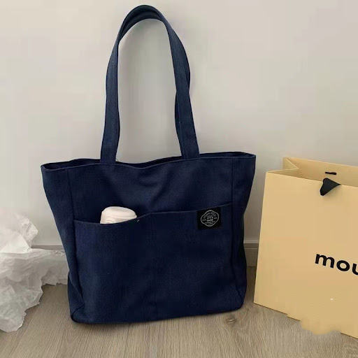 Double pockets dark blue