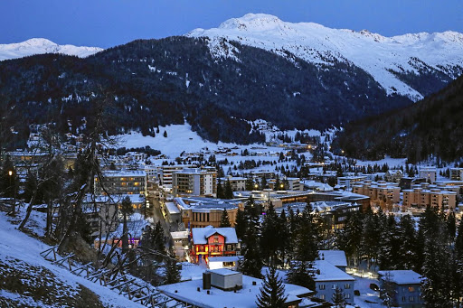 Playground of the wealthy: Davos, Switzerland. Picture: Bloomberg/Jason Alden