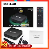 Android Tv Box Mxq Pro 4K Hd Android 10.1 Ram 2G Rom 16G Xem Youtube, Lướt Web, Truyền Hình Miễn Phí...bảo Hành 12 Tháng