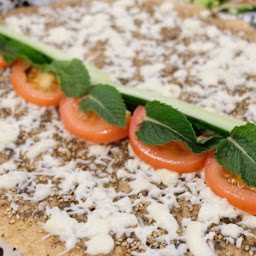 Zaatar & Halloumi Cheese Manoushe