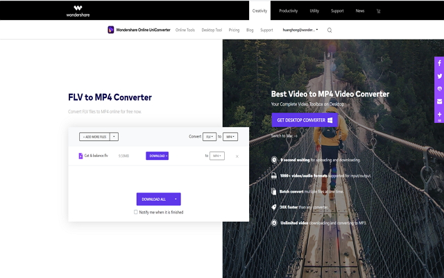 FLV to MP4 Converter