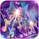 Download Neon Flaming Butterfly Theme Install Latest APK downloader