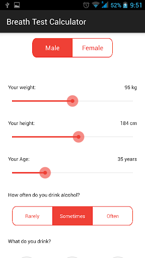 Breath Test Calculator