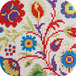 Cover Image of Download Cross Stitch Flowers 3.0 APK