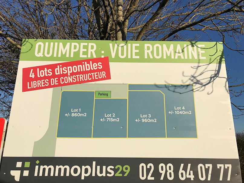 Vente terrain  715 m² à Quimper (29000), 120 000 €