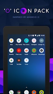 Android O icon pack Captura de tela