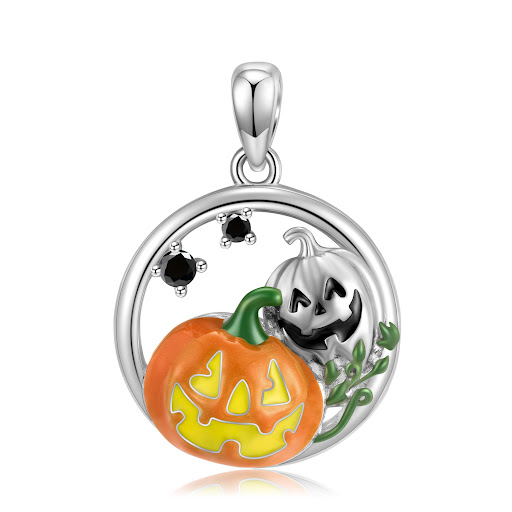 Title 4, Halloween Gift Skull Pendant Necklace S925 Silv...