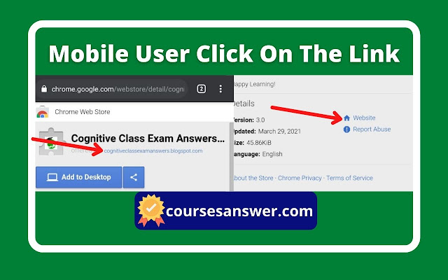 Cognitive Class Exam Answers 2021 chrome extension