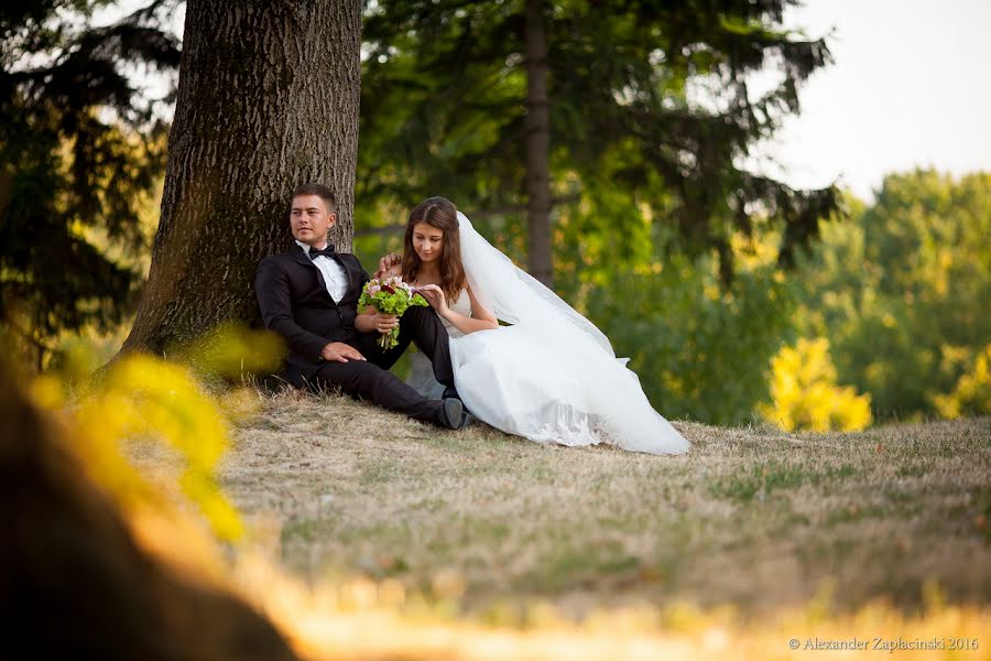 Photographe de mariage Aleksandr Zaplacinski (zaplacinski). Photo du 26 août 2016