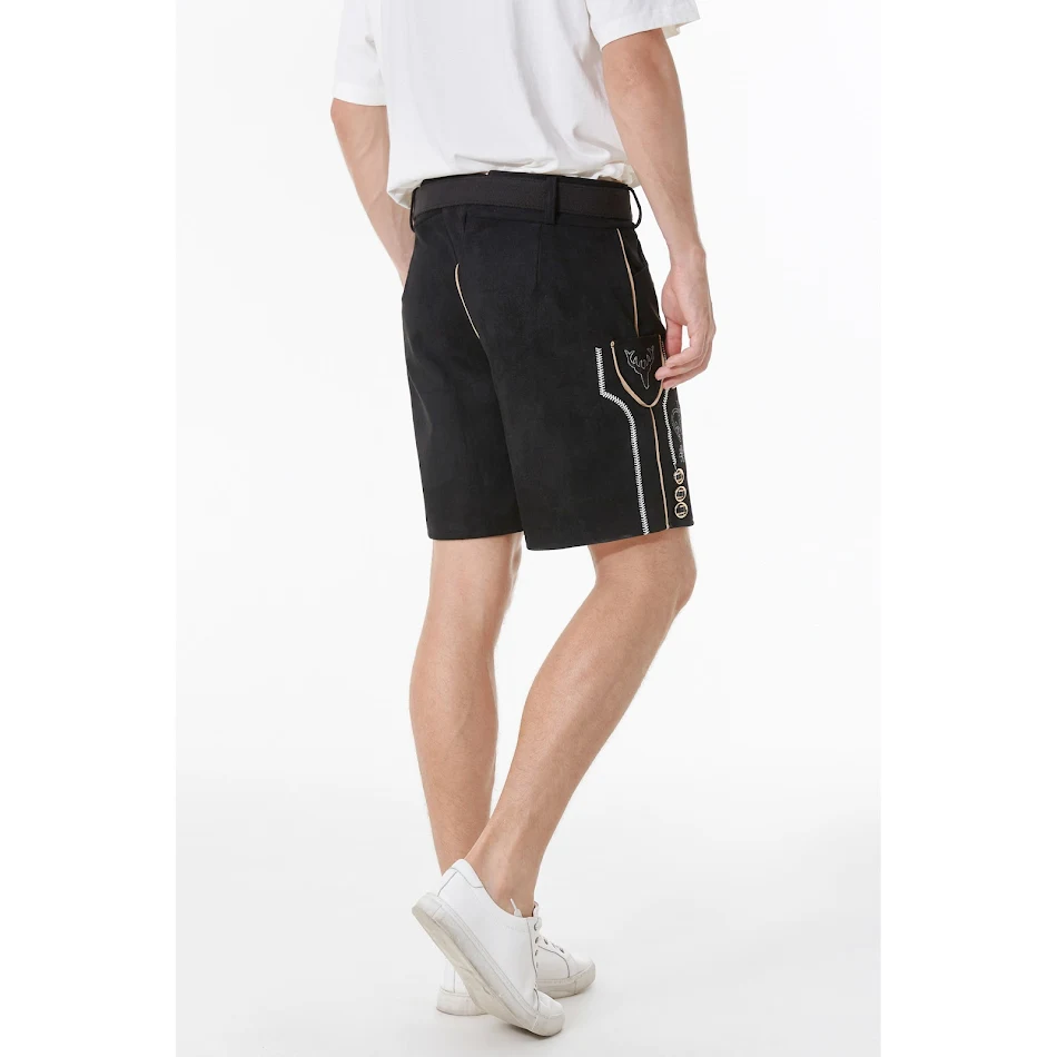 Salopette da uomo per festival della birra Abbigliamento per feste e comfort per godersi al massimo la celebrazione. L'outfit perfetto per brindare!