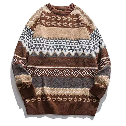 Title 3, Womens Printing and Dyeing Pullover Sweater, L...