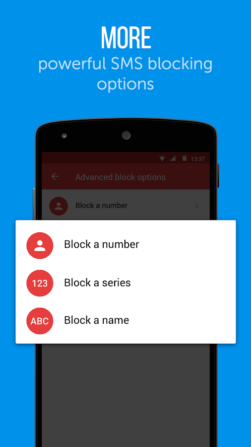    Truemessenger - SMS Block Spam- screenshot  