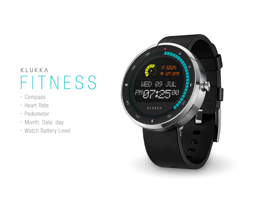 Fitness watchface by Klukka Screen 3