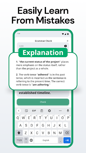 Screenshot Grammar Check by AI Writing