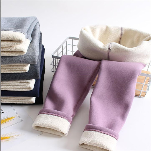 Title 8, Girls Wool Lined Thickened Leggings for Winter...