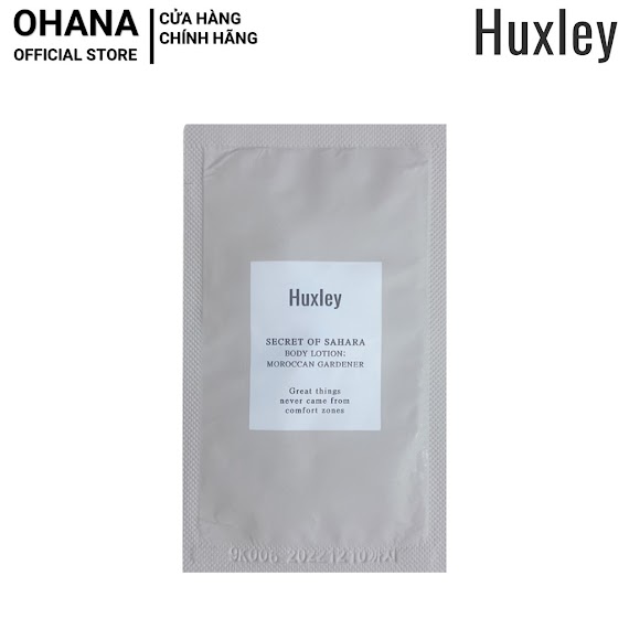 Sữa Dưỡng Thể Trắng Da, Dưỡng Ẩm, Ngừa Lão Hóa Huxley Body Lotion Sample 5Ml