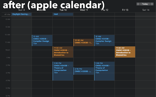 PeopleSoft Course Schedule Export