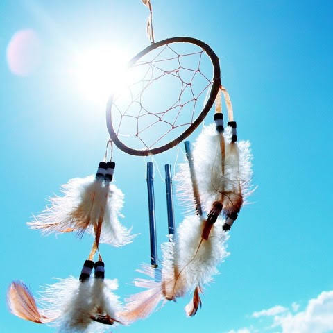 Dreamcatcher, Native American, Spider Web, Feather