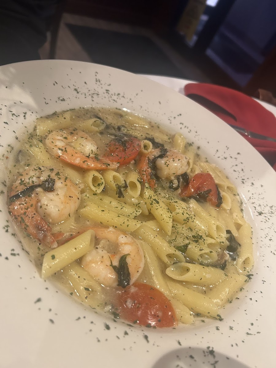 Shrimp scampi- gluten free