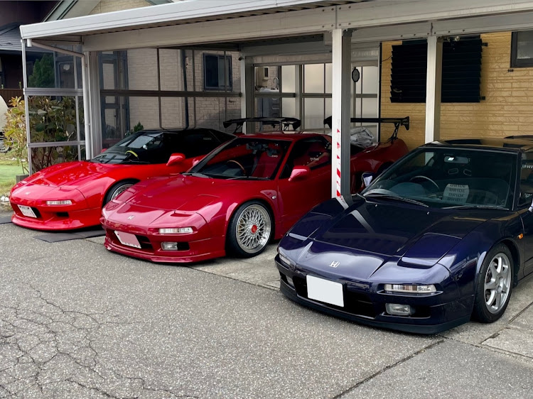 NSXの愛しの箱入り娘🐼❤️・リクエストに応えて😁・赤、赤紫、紫のグラデーション・積雪に注意してね❗️^ ^・冬眠の準備😴💤に関するカスタム事例の投稿画像1枚目