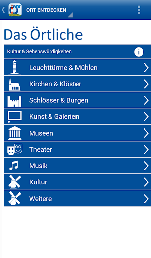 Screenshot Ostfriesland App – Reiseführer