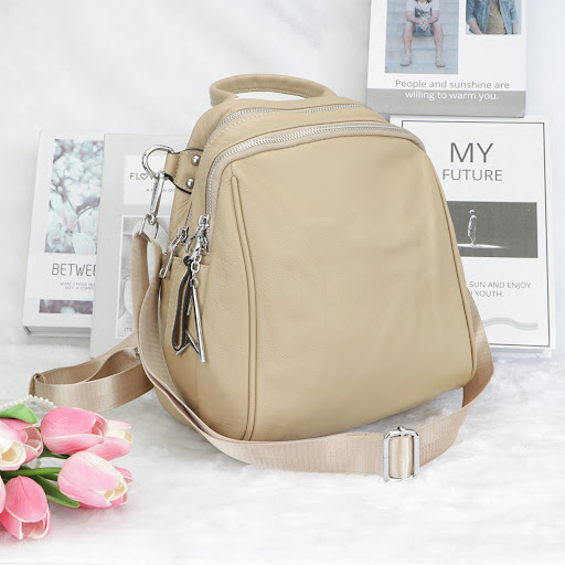 Title 16, Fashion Simple First Layer Cowhide Large Capaci...