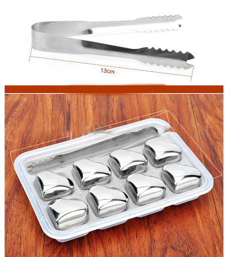 Title 7, 304 Stainless Steel Quick-Freeze Whiskey Ice Cu...