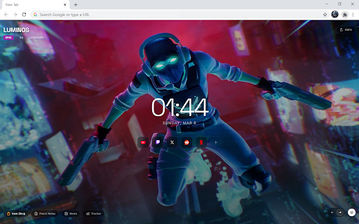 Fortnite Skins HD Wallpaper New Tab screenshot 3