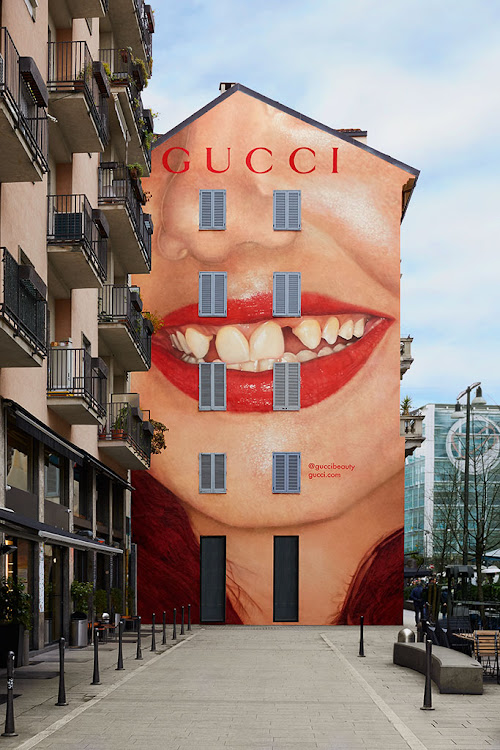 Gucci Beauty Art Wall, Milan.