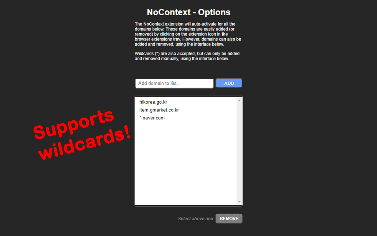 NoContext - Enable Right Click & Select Text Preview image 1