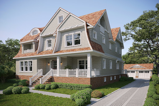 Two-story house with garage and garden in this luxury house for sale in Sea Girt ($7,200,000)