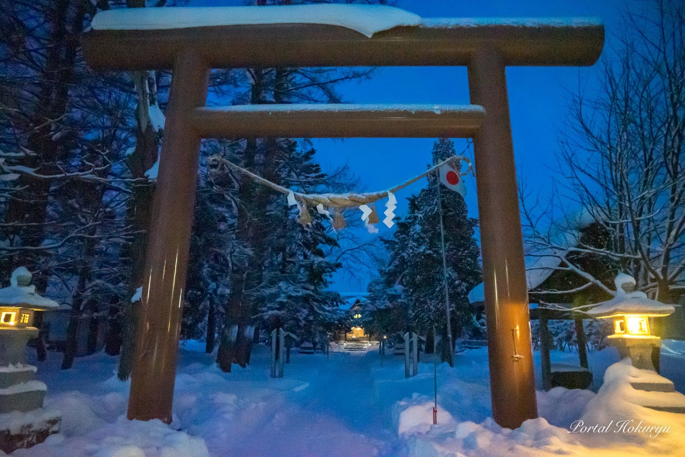 元旦の神竜神社