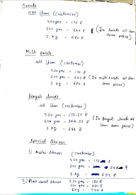 Shri Rajlaxmi Sweets menu 2