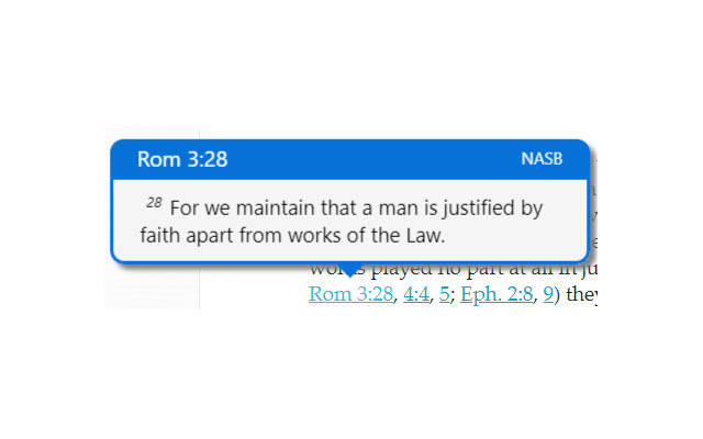 Bible Previewer chrome extension