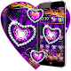 Download Purple Diamond Heart Theme For PC Windows and Mac 1.1.2