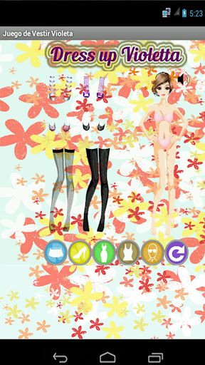 Violeta dress up game free