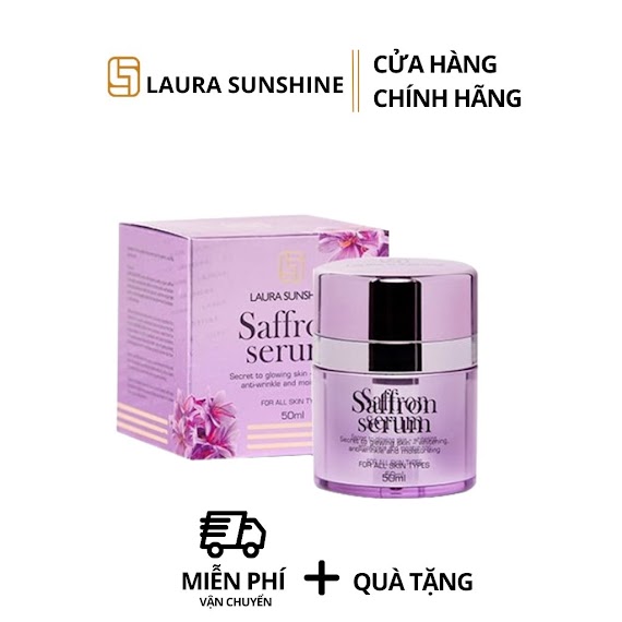 Serum Nhụy Hoa Nghệ Tây Laura Sunshine Nhật Kim Anh Saffron Serum 50Ml