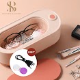Máy Làm Sạch Bằng Sóng Siêu Âm Máy Rửa Trang Sức Bằng Sóng Siêu Âm 45000Hz Máy Vệ Sinh Mắt Kính
