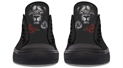 Title 4, Fashion Printed Couple High Top Canvas Shoes St...