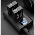 Sạc pin đôi LCD LP-E17 Kingma hàng chính hãng