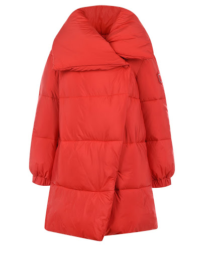 Пуховое пальто с асимметричной застежкой детское Monnalisa 174117 4009 0044 купить