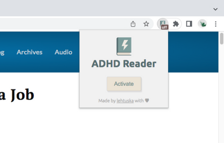 ADHD Reader small promo image