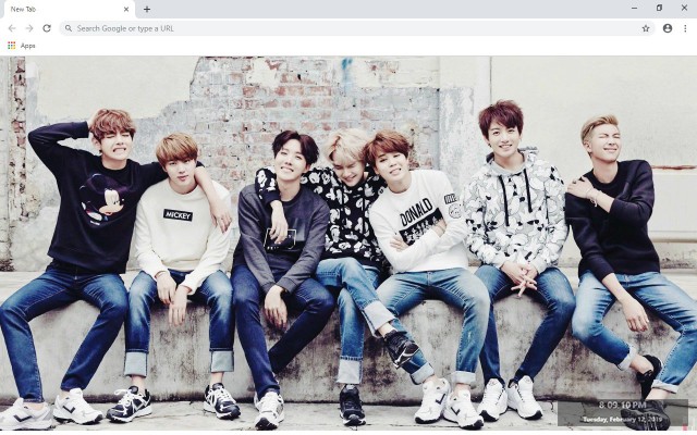 BTS Members New Tab & Wallpapers Collection